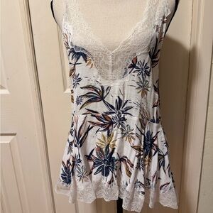 Free People Multicolor Patterned Knit Top